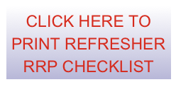 CLICK HERE TO PRINT REFRESHER RRP CHECKLIST